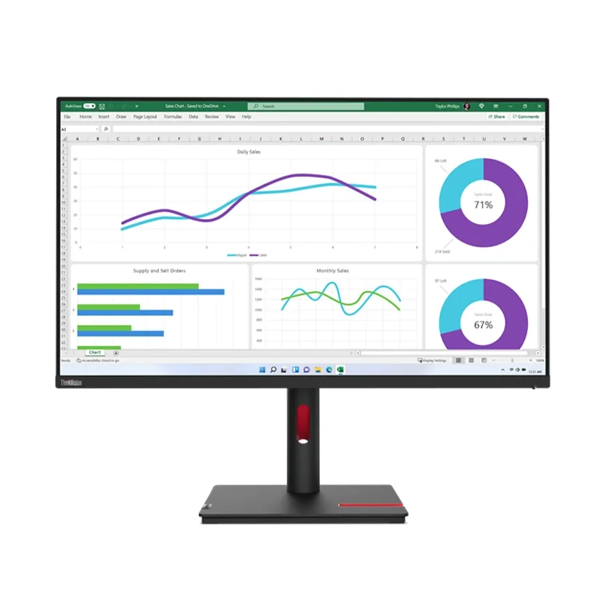 Foto 2 de Monitor Lenovo ThinkVision T32h-30 31.5"