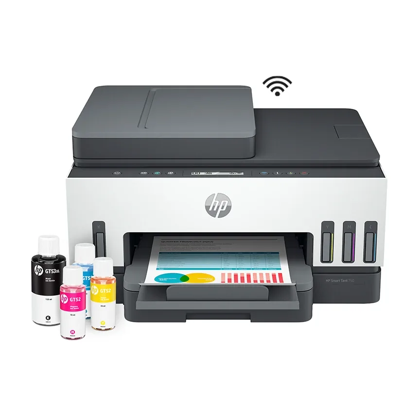 Foto 2 de Multifuncional de tinta HP Smart Tank 750