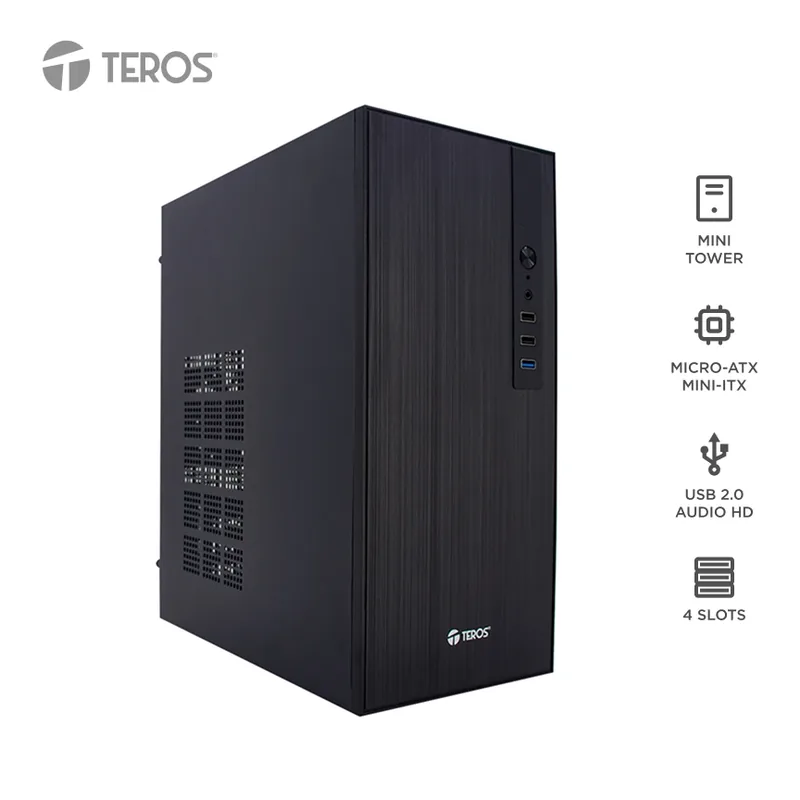 Case con fuente TEROS TE-1034S