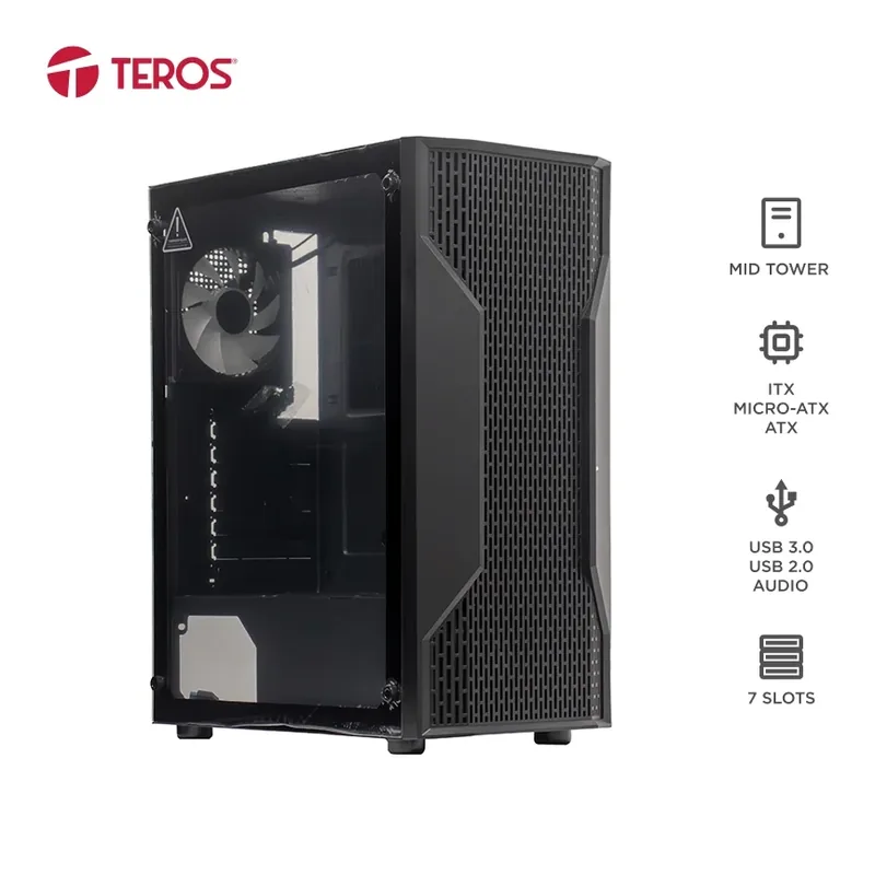 Case sin fuente gamer TEROS TE-1332G