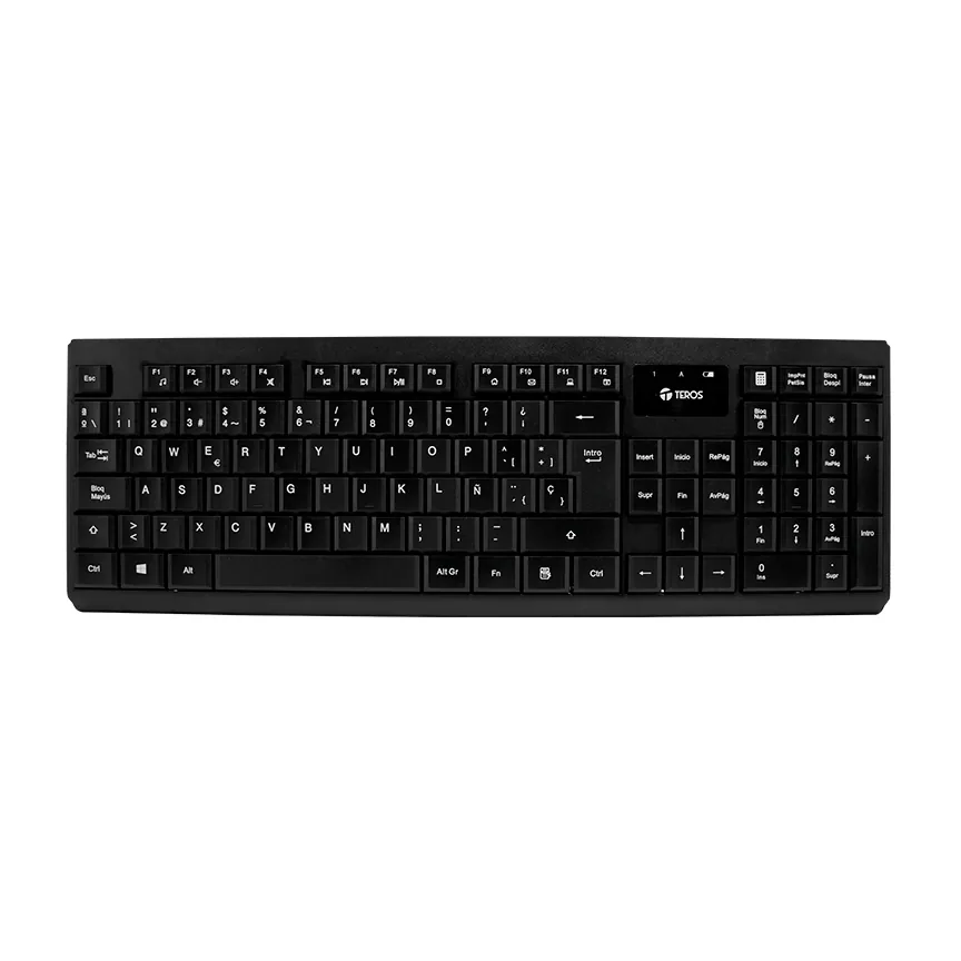 Foto 4 de Combo Kit inalámbrico teclado y mouse TEROS TE-4071S