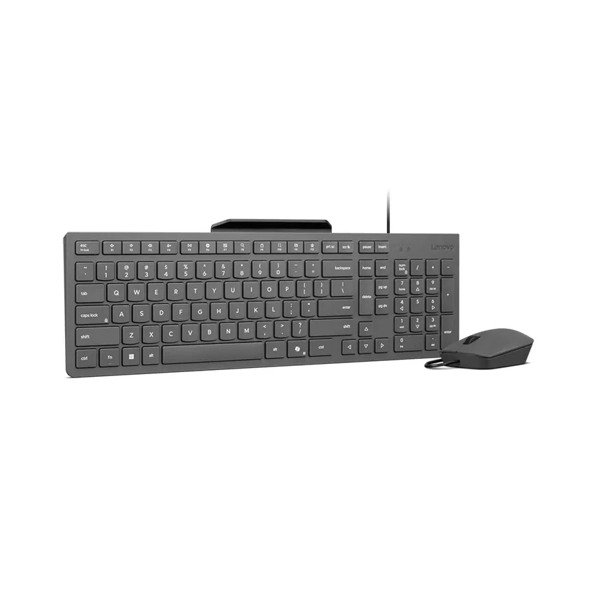 Foto 1 de Combo Kit de Teclado + Mouse Lenovo 310