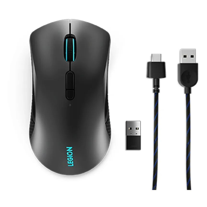 Foto 1 de Mouse gamer inalámbrico Lenovo M600 Legion (Negro)