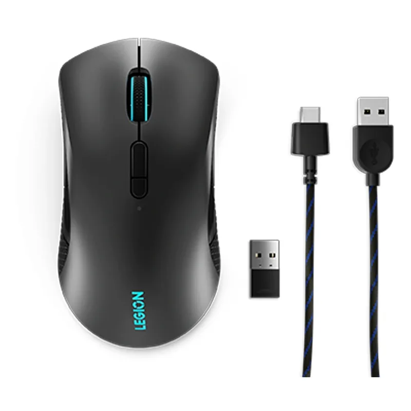Mouse gamer inalámbrico Lenovo M600 Legion (Negro)