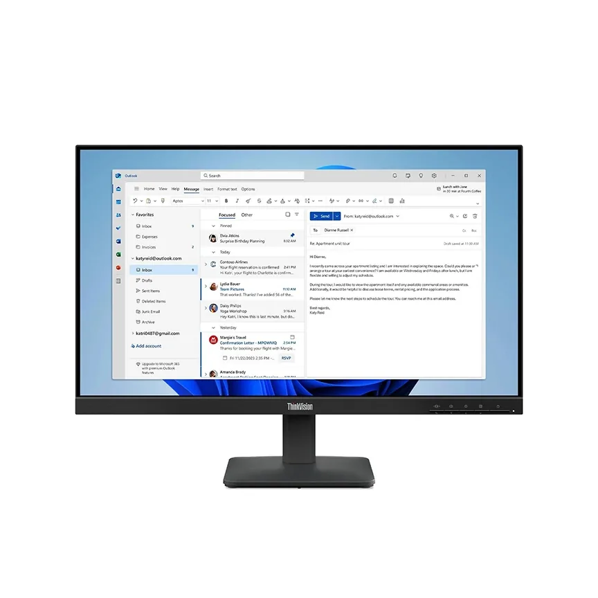 Foto 2 de Monitor Lenovo ThinkVision S24-4e 23.8"