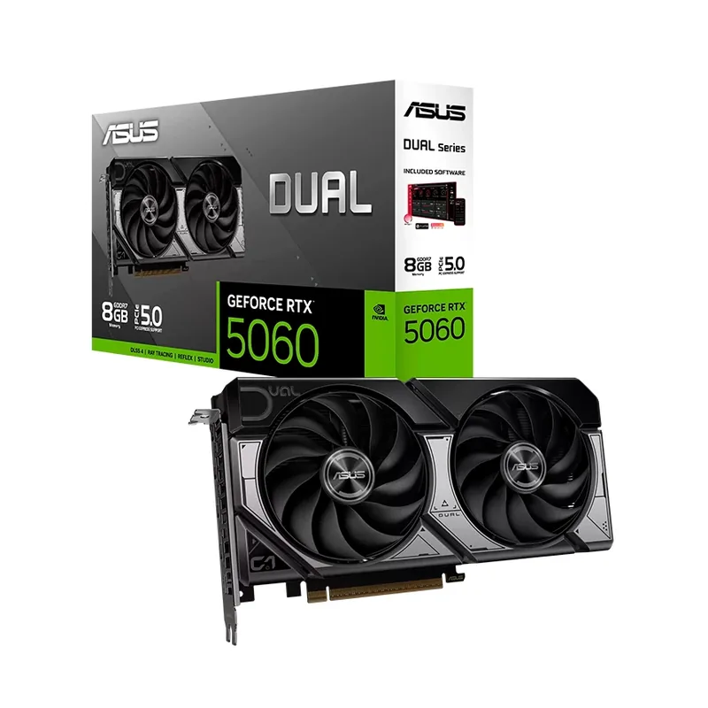 Tarjeta de video ASUS Dual GeForce RTX 5060 8GB GDDR7