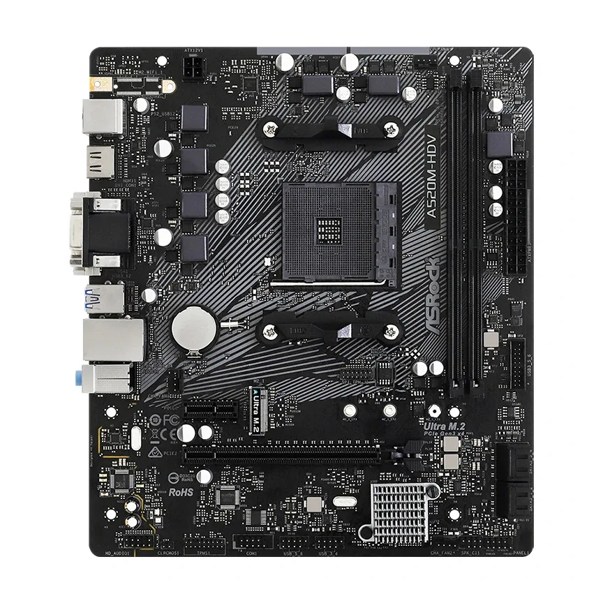 Foto 2 de Motherboard ASRock A520M-HDV