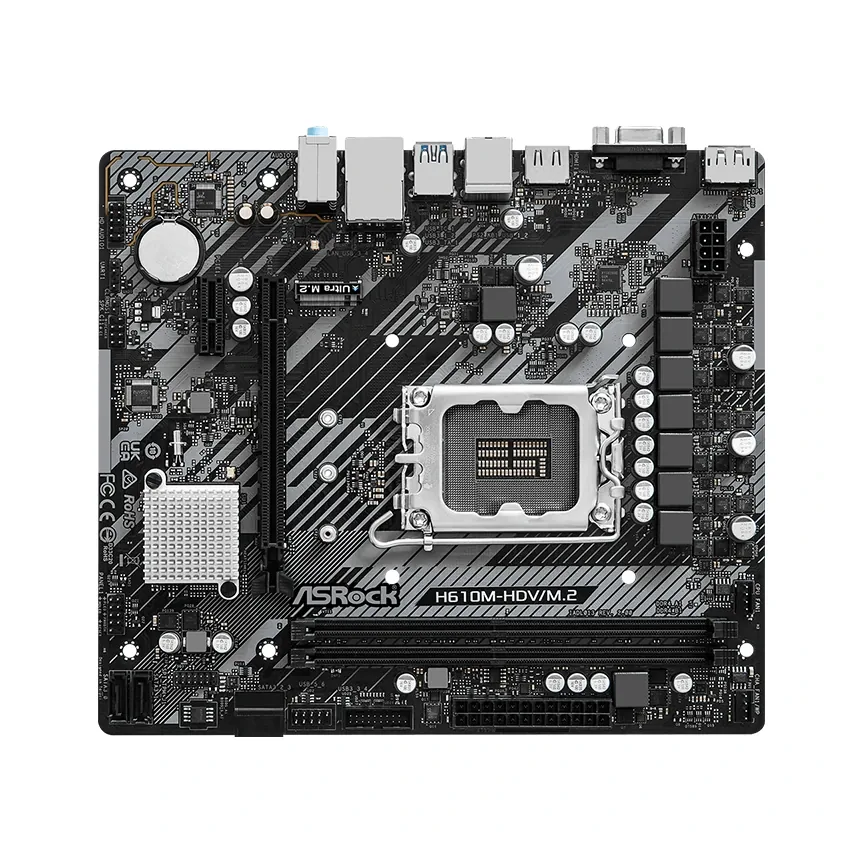 Foto 2 de Motherboard ASROCKH610M-HDV M.2 R2.0