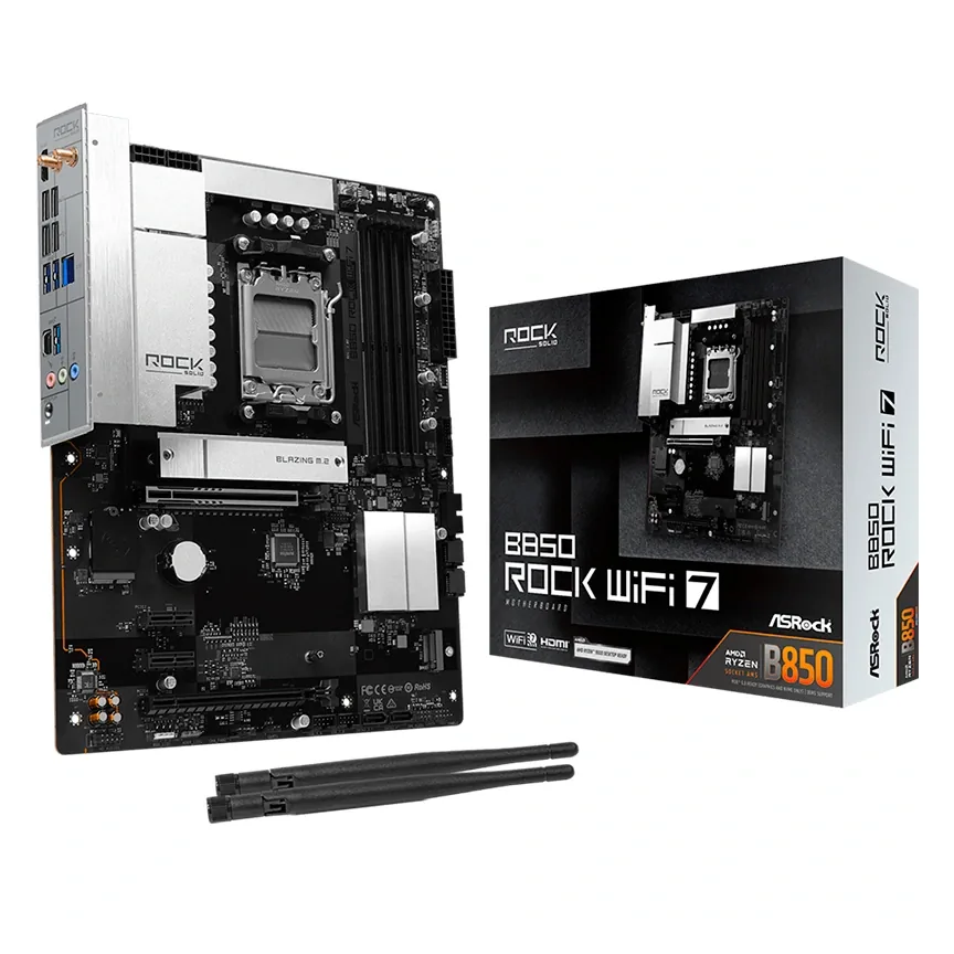 Foto 1 de Motherboard AR B850 Rock S v l Wifi 7
