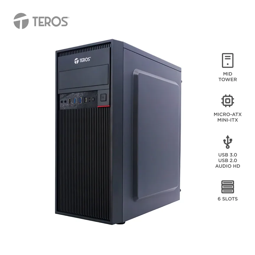 Foto 1 de Case con fuente gamer TEROS TE-1319G