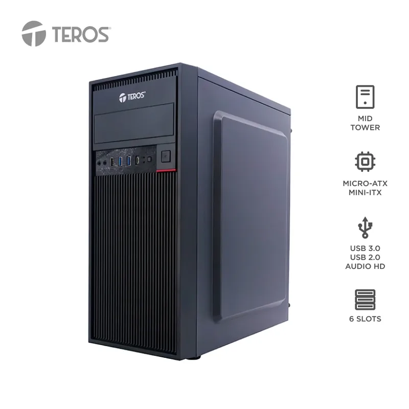 Case con fuente gamer TEROS TE-1319G