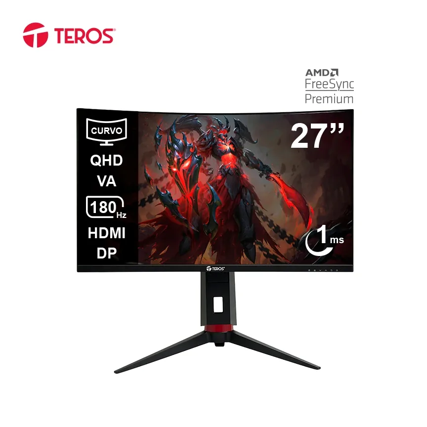 Foto 1 de Monitor curvo gaming TEROS TE-2767G 27"