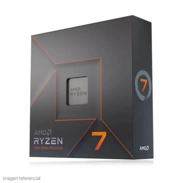 Procesador AMD Ryzen 7 7700X 4.5/5.4GHz, 32MB L3, 8-Core, AM5, 105W.