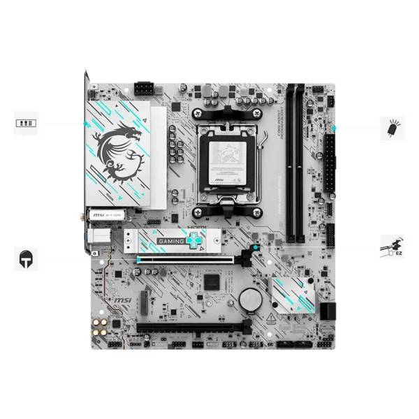 Motherboard MSI PRO B840M-P WIFI6E, Chipset AMD B840, Socket AMD AM5, mATX