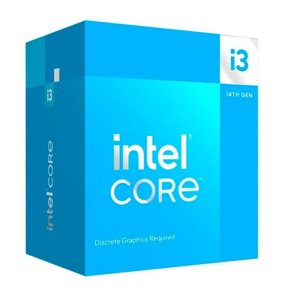 Procesador Intel Core i3-14100F 3.50/4.70GHz, 12 MB Intel Smart Caché, LGA1700, 58W/110W