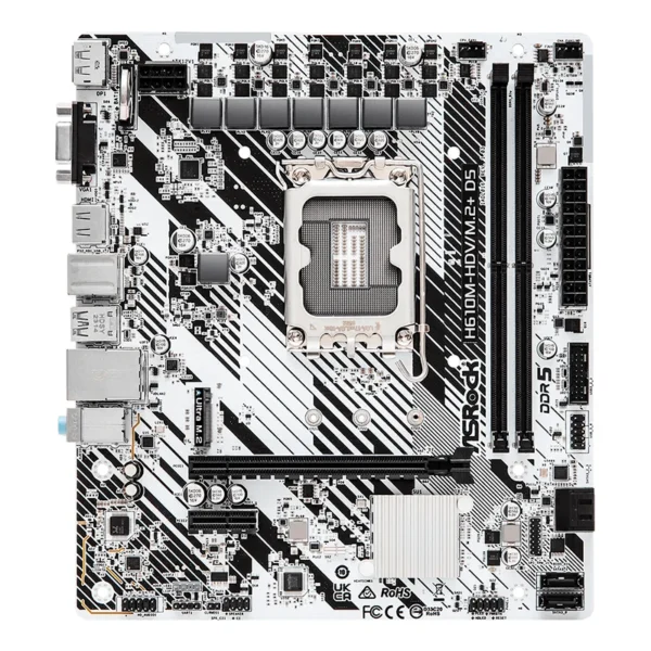 Motherboard ASROCK H610M-HDV/M.2+ D5, Chipset Intel H610, LGA1700, mATX