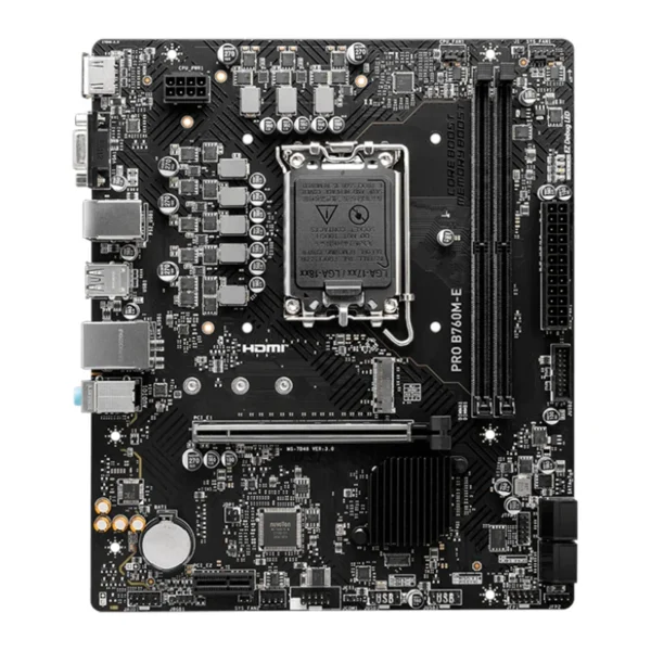 Motherboard MSI PRO B760M-E, Chipset Intel B760, LGA1700, HDMI, VGA, mATX