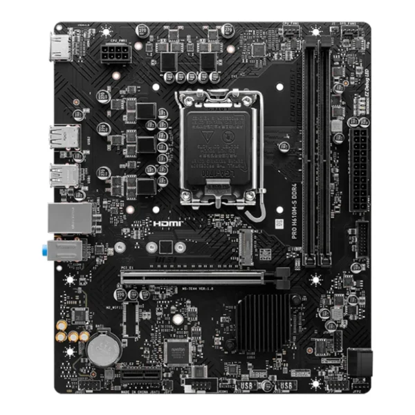 Motherboard MSI PRO H610M-S DDR4, Chipset Intel H610, LGA1700, Matx