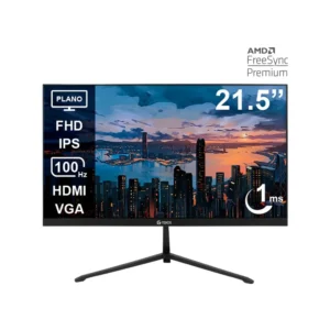 Monitor plano TEROS TE-2128S 21.5" FHD IPS 100Hz 1ms HDMI VGA negro