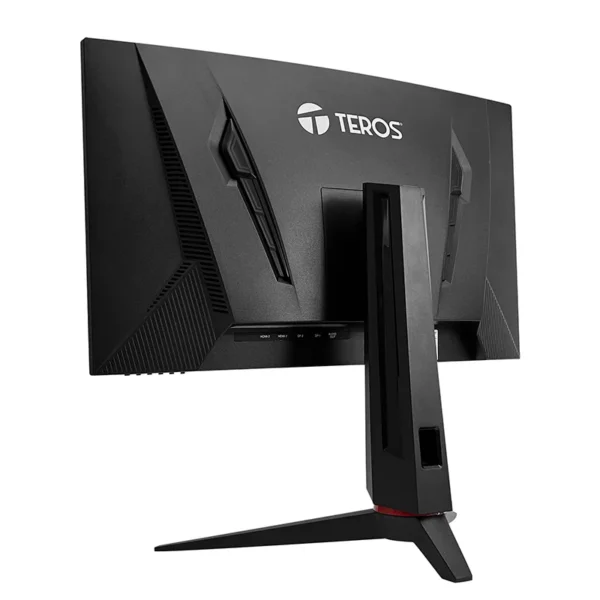 Monitor curvo gaming TEROS TE-2767G 27" QHD VA 180Hz 1ms HDMI DP AUDIO OUT PARLANTES negro