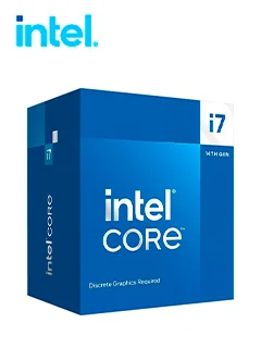 Procesador Intel Core i7-14700F 2.10/5.40GHz, 33 MB Intel Smart Caché, LGA1700, 65W/219W Procesador Intel Core i7-14700F 2.10/5.40GHz, 33 MB Intel Smart Caché, LGA1700, 65W/219W