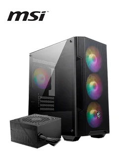 Case con Fuente de 600W MSI MAG FORGE M100A, Micro ATX Tower