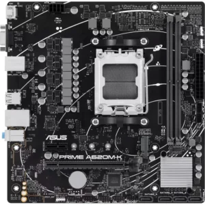 Motherboard ASUS PRIME A620M-K, Chipset AMD A620, Socket AMD AM5, mATX