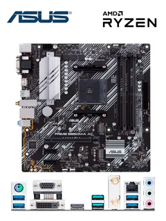 Motherboard Asus PRIME B550M-A AC, Chipset AMD B550, Socket AMD AM4, mATX Motherboard Asus PRIME B550M-A AC, Chipset AMD B550, Socket AMD AM4, mATX
