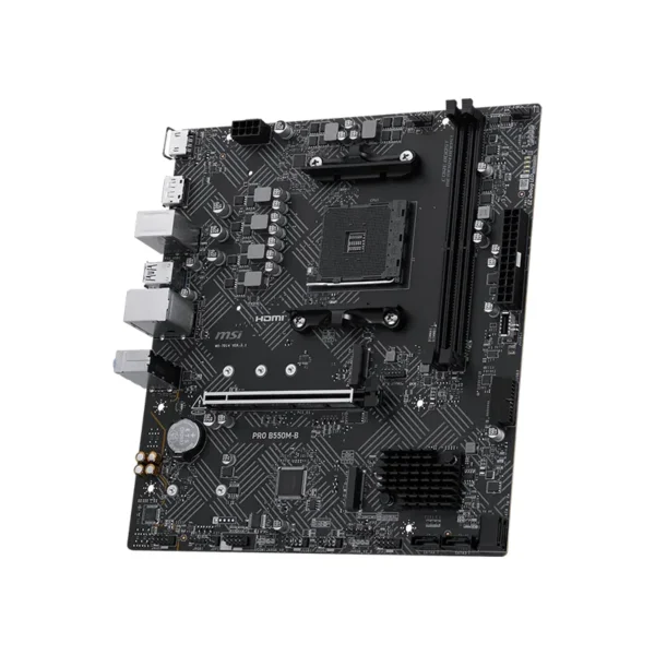Placa madre MSI PRO B550M-B, AMD B550, Socket AM4, DDR4, Micro-ATX Placa madre MSI PRO B550M-B, AMD B550, Socket AM4, DDR4, Micro-ATX