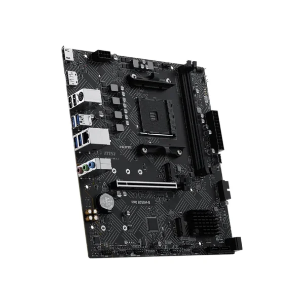 Placa madre MSI PRO B550M-B, AMD B550, Socket AM4, DDR4, Micro-ATX Placa madre MSI PRO B550M-B, AMD B550, Socket AM4, DDR4, Micro-ATX
