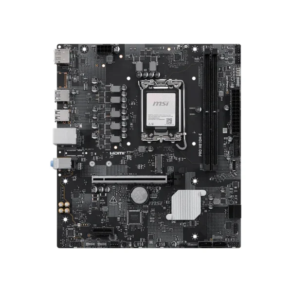 Motherboard MSI PRO H810M-E, Chipset Intel H810, LGA 1851, HDMI, DP, mATX Motherboard MSI PRO H810M-E, Chipset Intel H810, LGA 1851, HDMI, DP, mATX