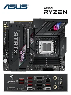 Motherboard ASUS ROG STRIX B850-E GAMING WIFI, Chipset AMD B850, Socket AMD AM5, ATX Motherboard ASUS ROG STRIX B850-E GAMING WIFI, Chipset AMD B850, Socket AMD AM5, ATX